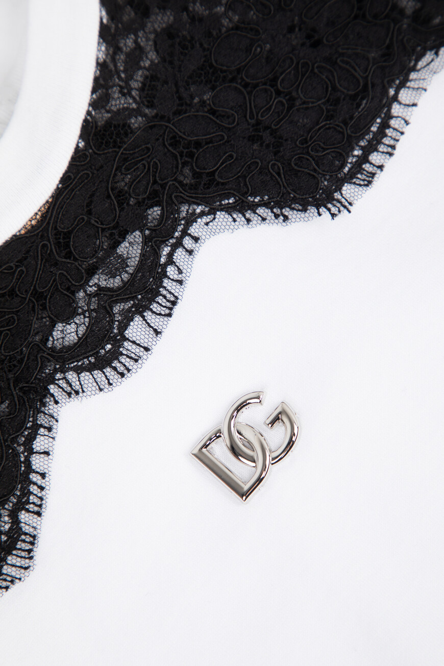 футболка dolce&gabbana модель из коллекции dna F8V16Z FU7EQ W0800 со скидкой