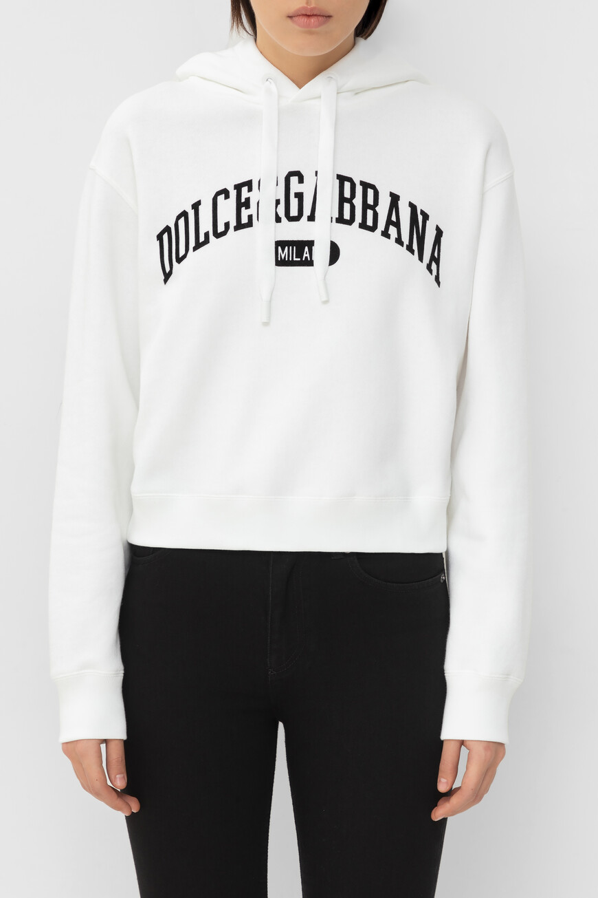 

Худи Dolce&Gabbana Модель Из Коллекции Black Sicily, Белый