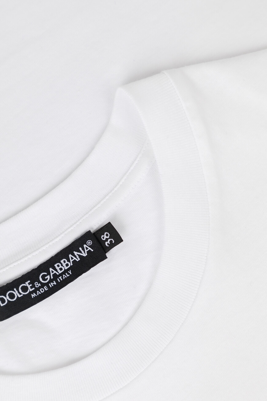 футболка dolce&gabbana модель из коллекции black sicily F8V09Z GDCNV W0800 со скидкой