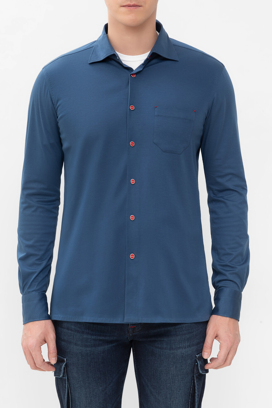 

Рубашка Kiton, Синий