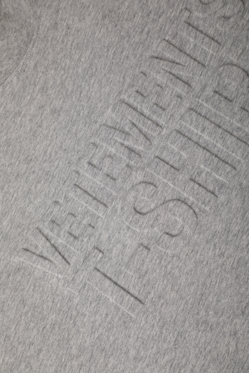 футболка  UA65TR370G GREY MELANGE со скидкой