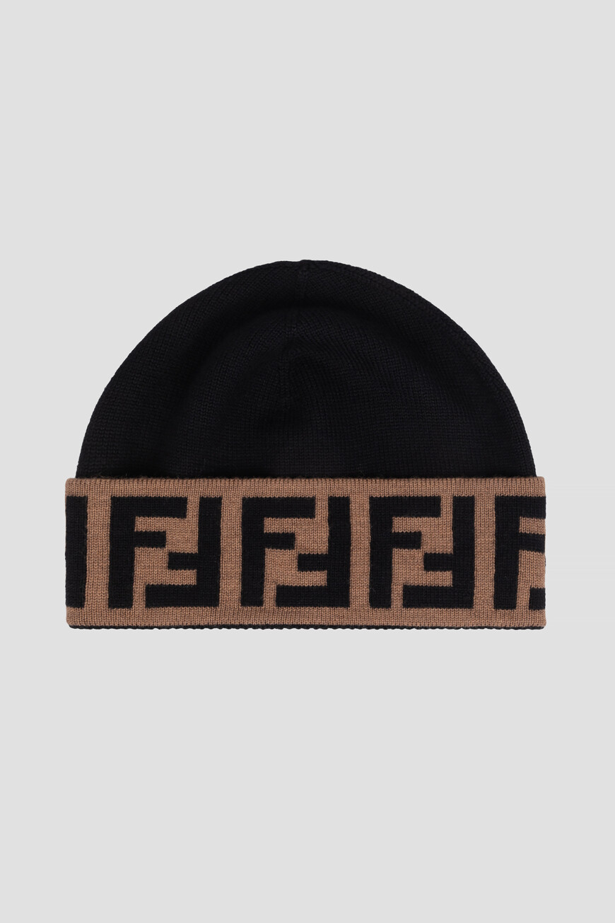 

Шапка Fendi, Черный/коричневый