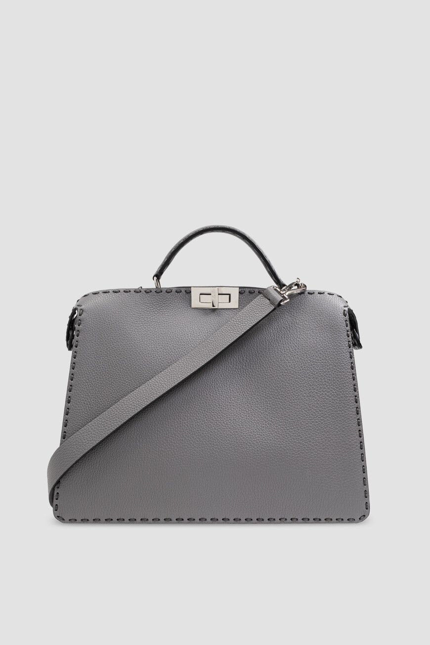 

Сумка Fendi Модель Peekaboo Iseeu Selleria, Серый