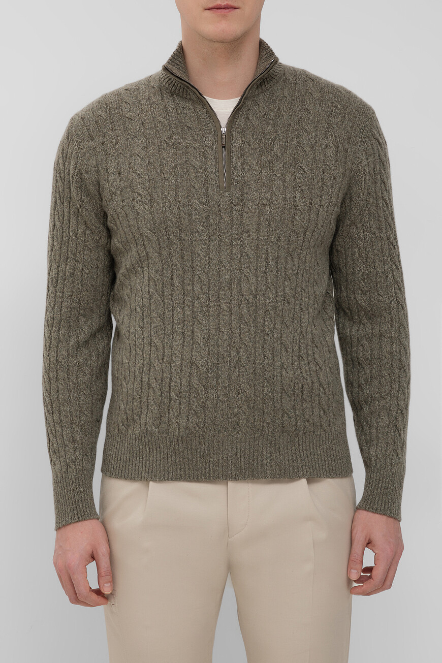 

Свитер Loro Piana Модель Treccia, Зеленый