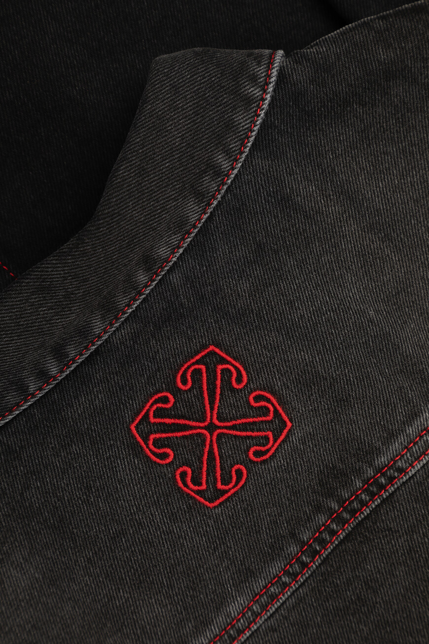 рубашка  модель script samurai OMYD05CF24DEN0011325 11