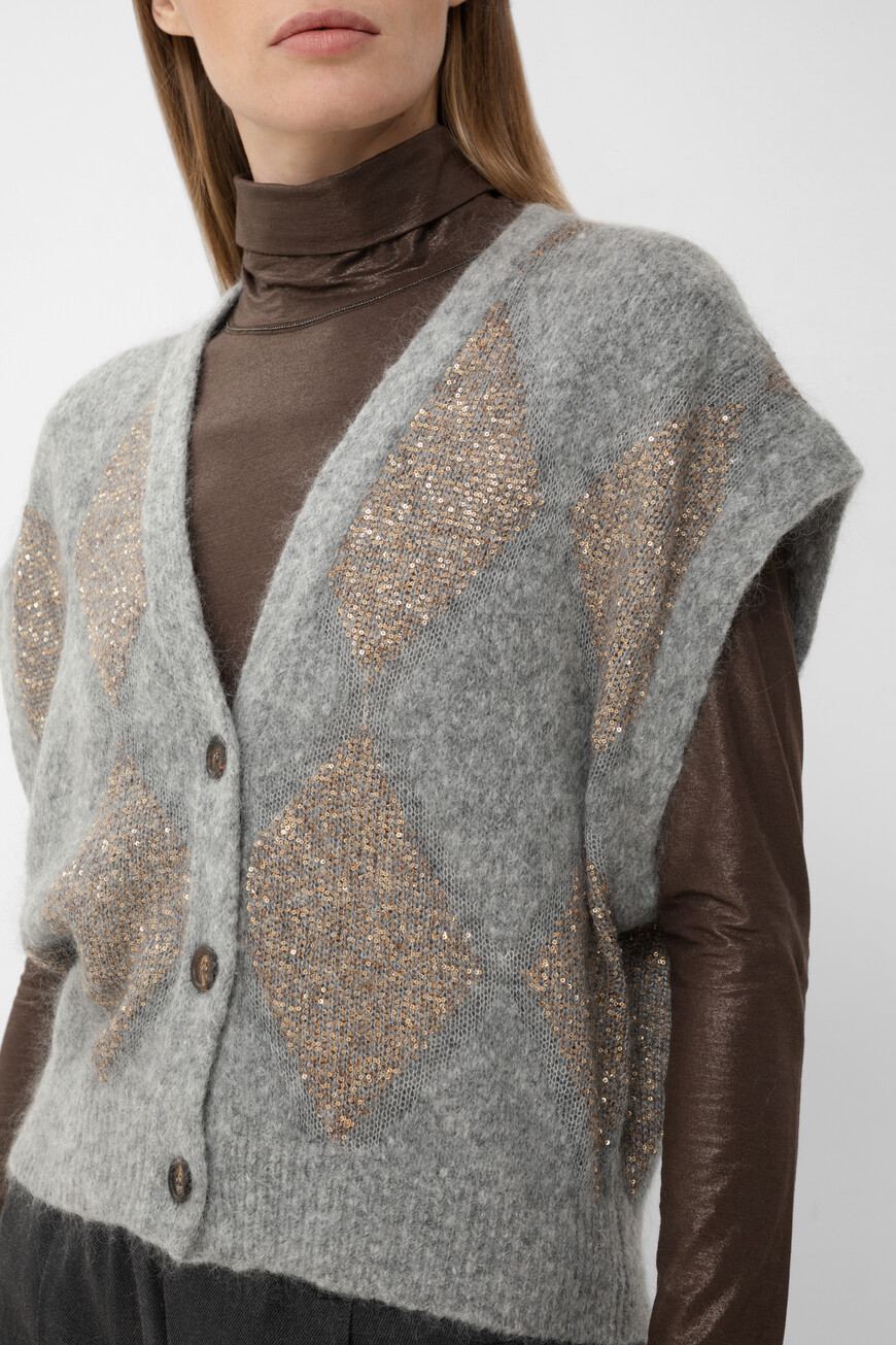 кардиган  модель dazzling argyle MCM518806 CYT56 купить с доставкой