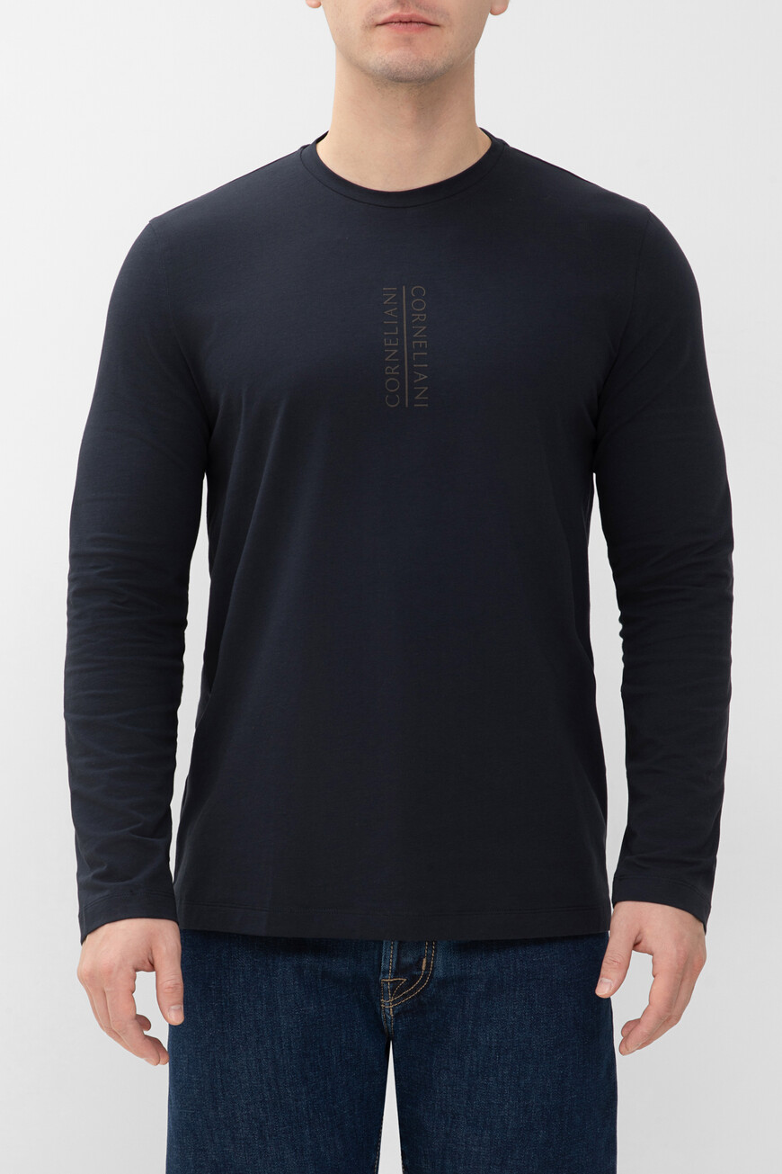 

Лонгслив Corneliani, Синий