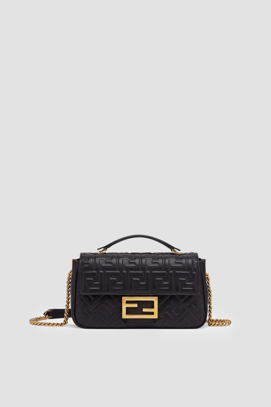 

Сумка Fendi Модель Baguette Chain Midi, Черный