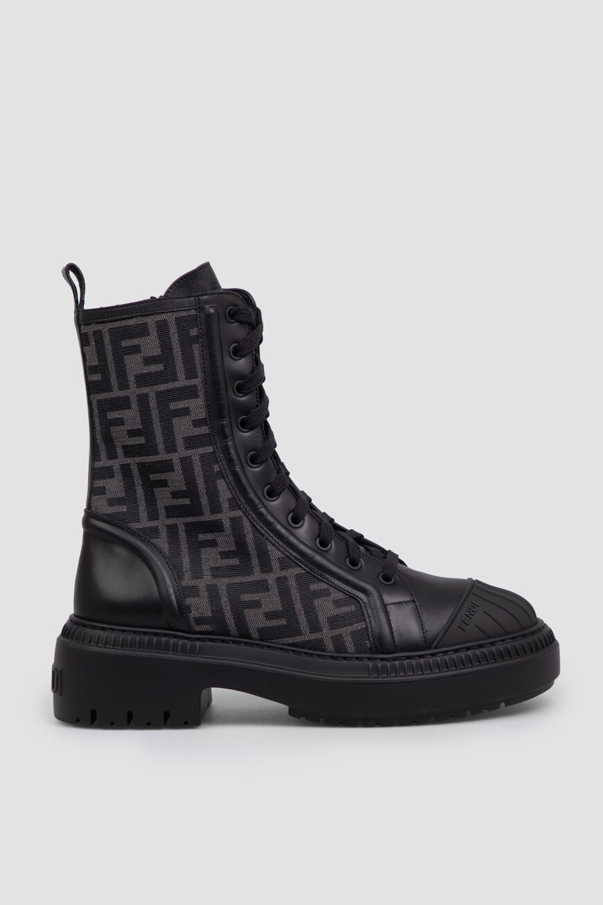 

Ботинки Fendi Модель Domino, Черный