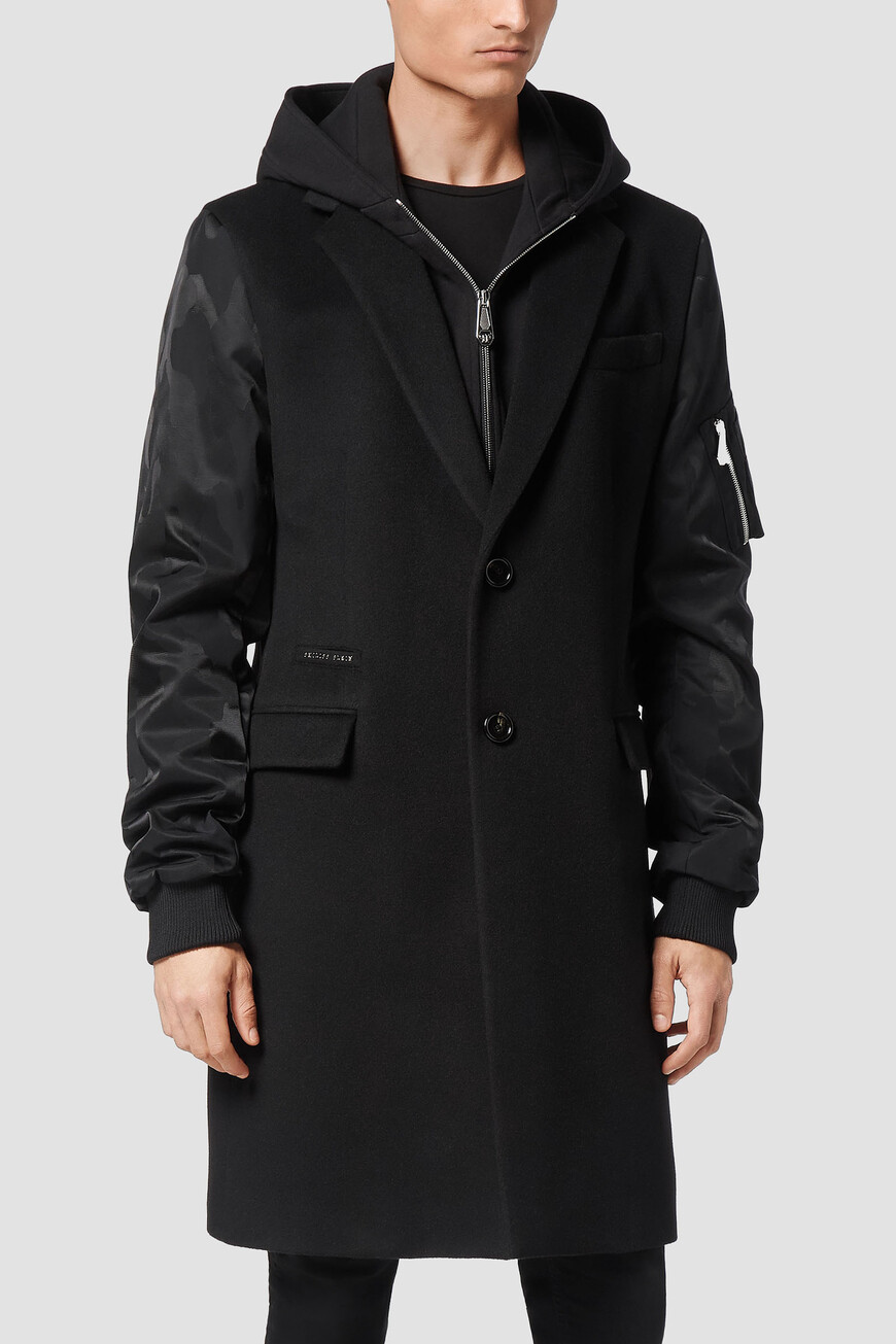 

Пальто Philipp Plein Модель Gianni, Черный