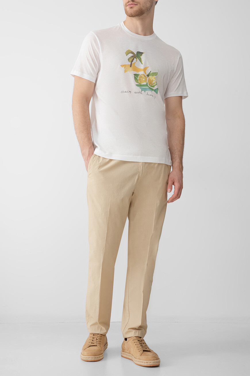 

Футболка Paul&Shark Модель Из Коллекции Riviera Hello Capri, Белый