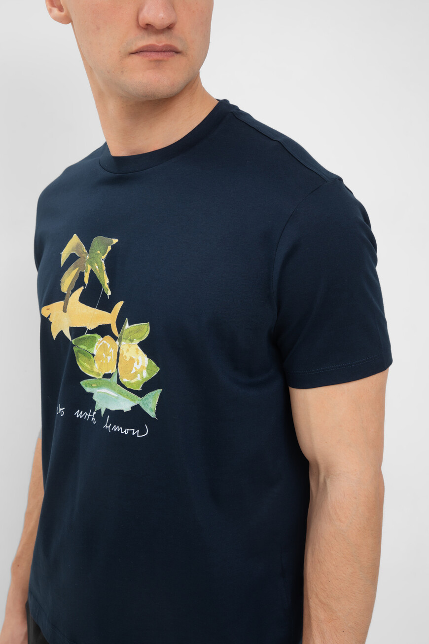 футболка  модель из коллекции riviera hello capri 25411067 013. купить с доставкой