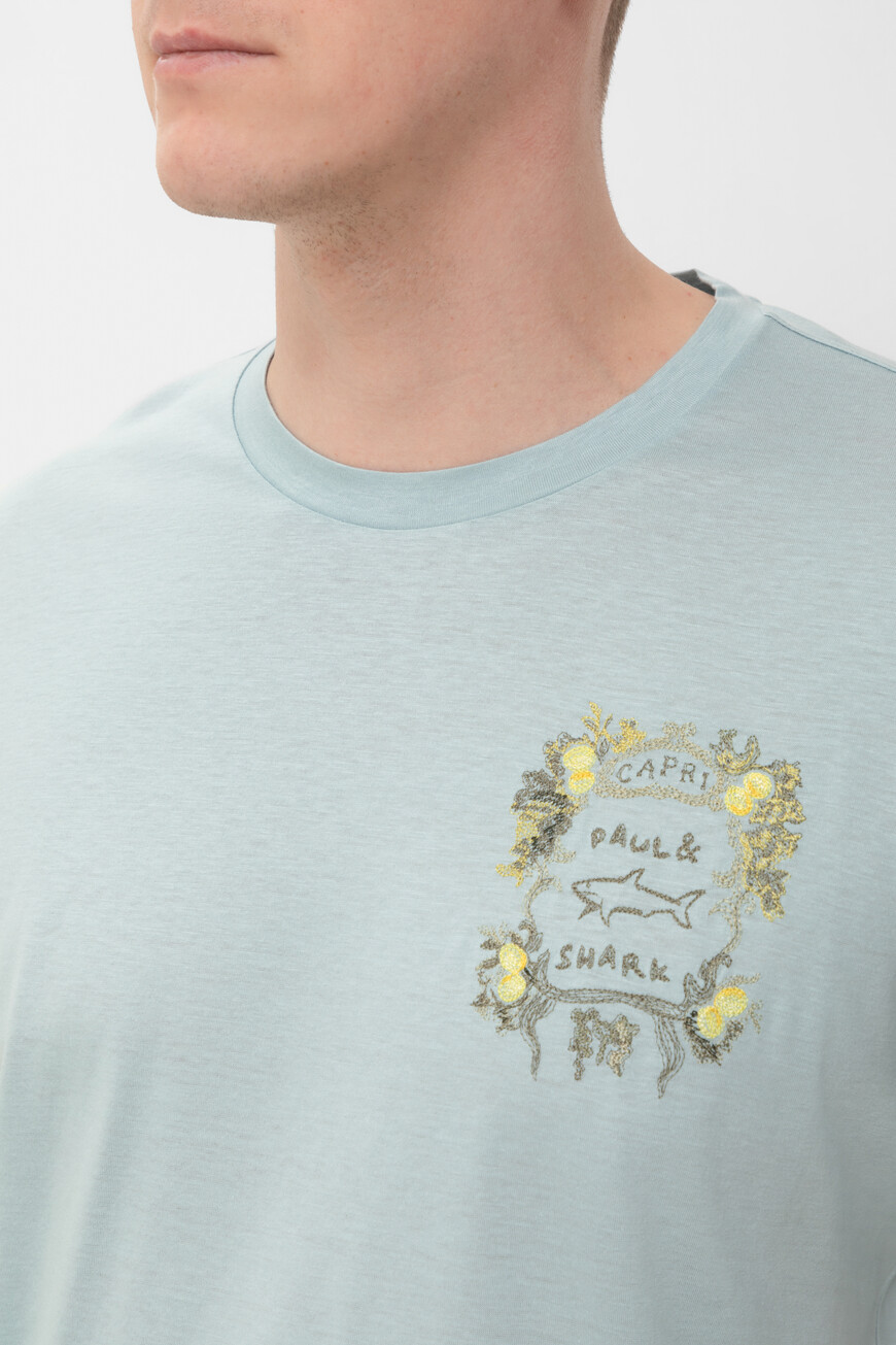 футболка  модель из коллекции riviera hello capri 25411075 072. купить с доставкой