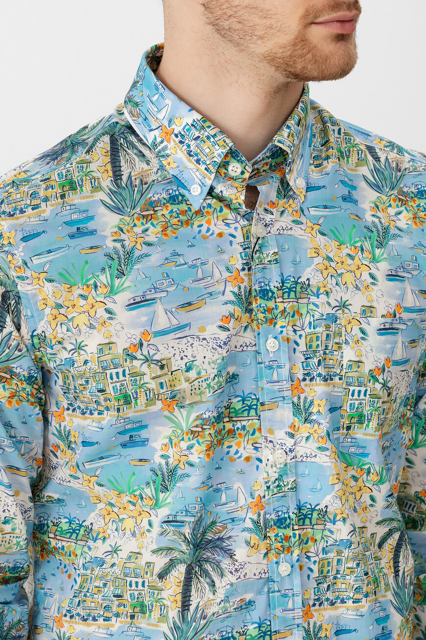 рубашка  модель из коллекции riviera hello capri 25413208 D37 купить с доставкой