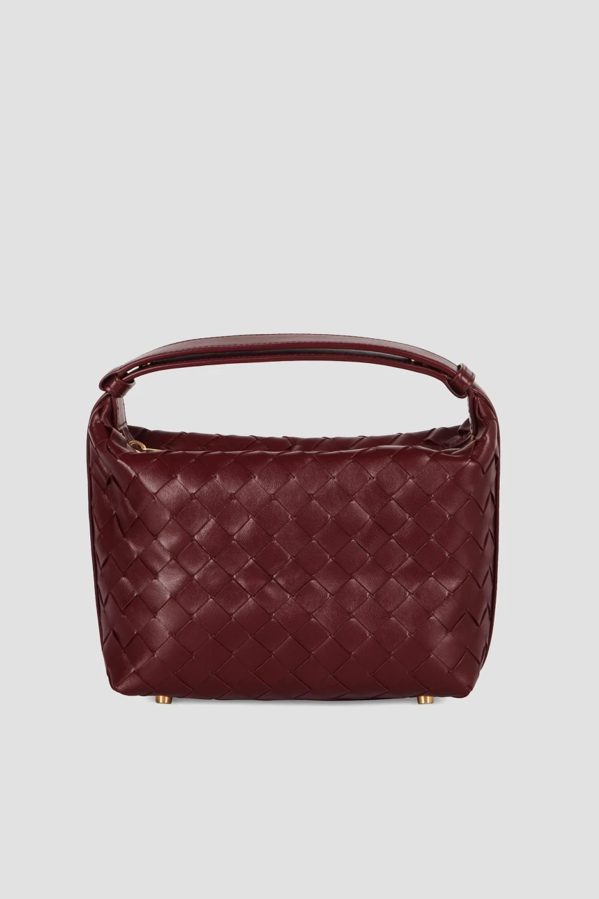 

Сумка Bottega Veneta Модель Wallace, Бордовый
