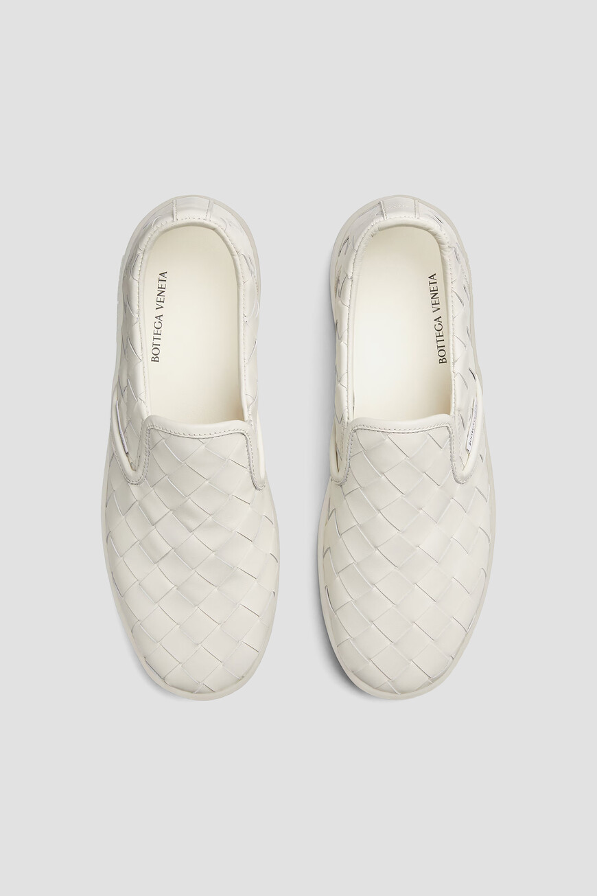 

Слипоны Bottega Veneta Модель Sawyer, Белый