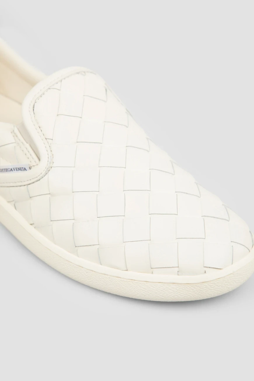 

Слипоны Bottega Veneta Модель Sawyer, Белый