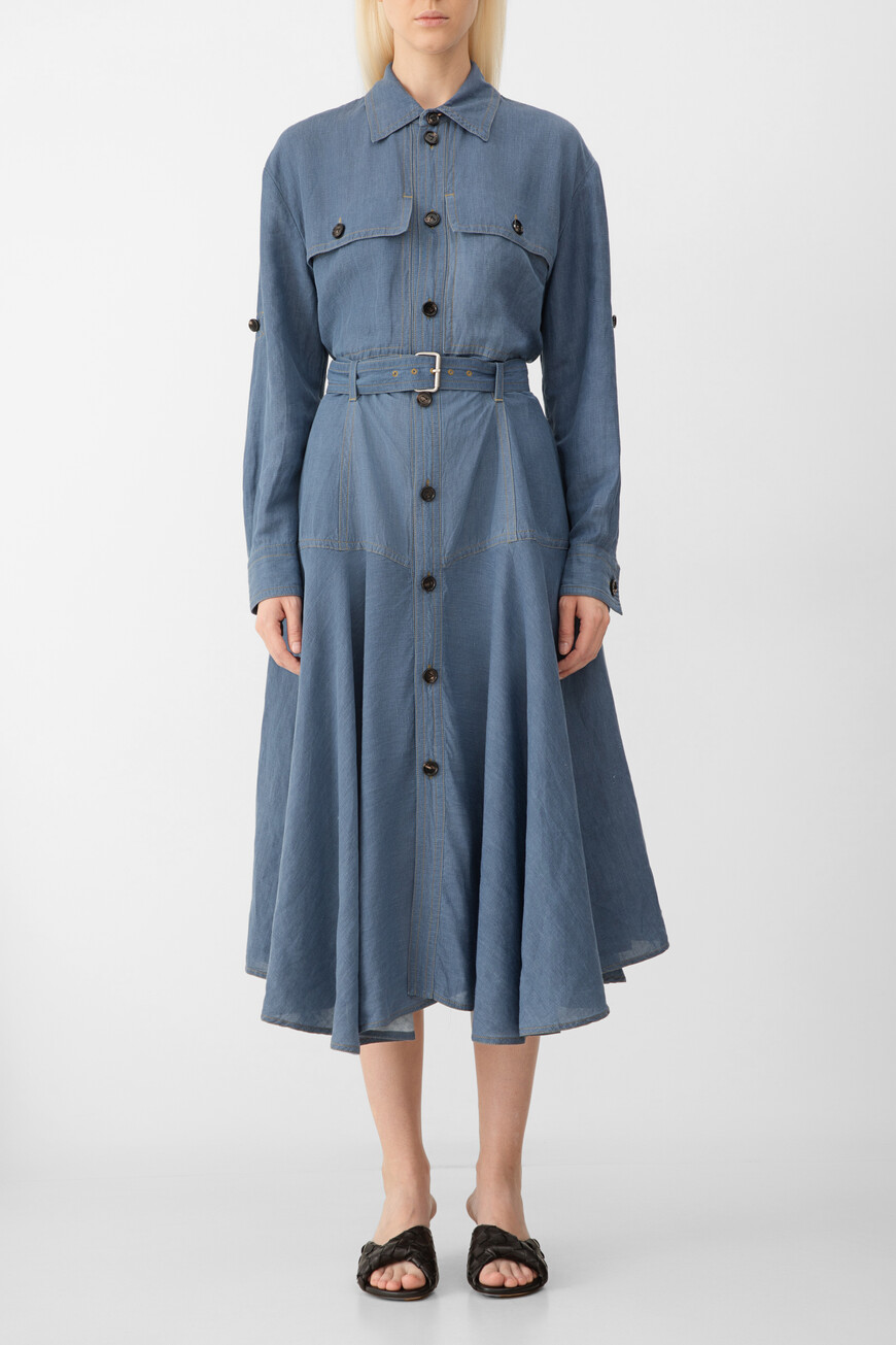 

Платье Bottega Veneta, Синий
