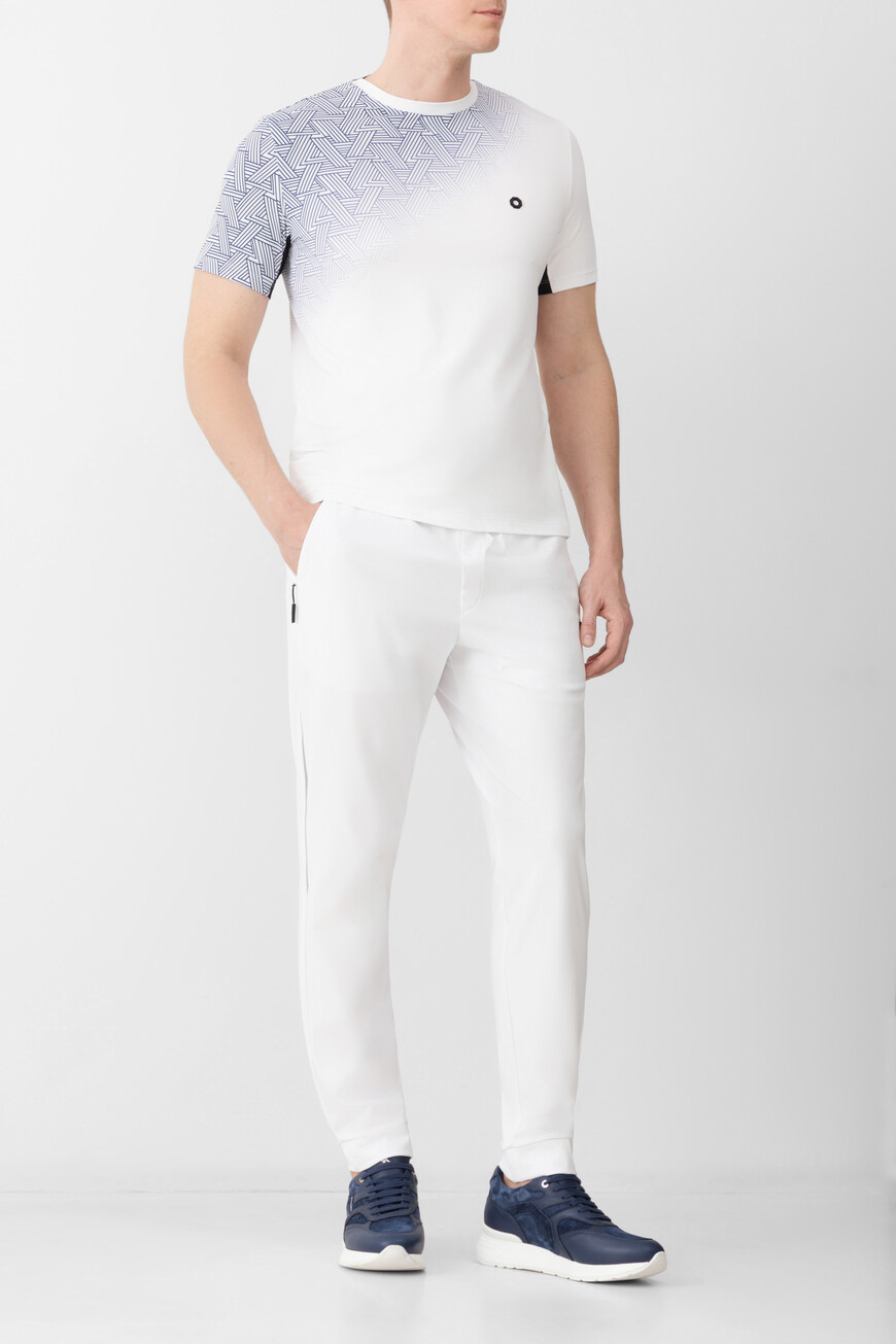 брюки спорт  модель из коллекции sr luxury tech M6T52R0160 PAEA2S WHNT со скидкой