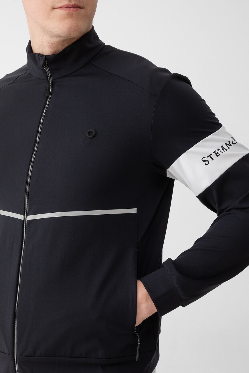 кофта спорт  модель из коллекции sr luxury tech M6J52R0160 PAEA2S NTWH купить с доставкой