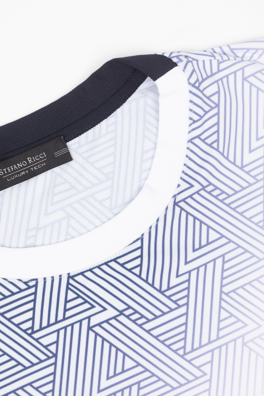 футболка  модель из коллекции sr luxury tech M6H52X0220 PAEA1S WHNT со скидкой