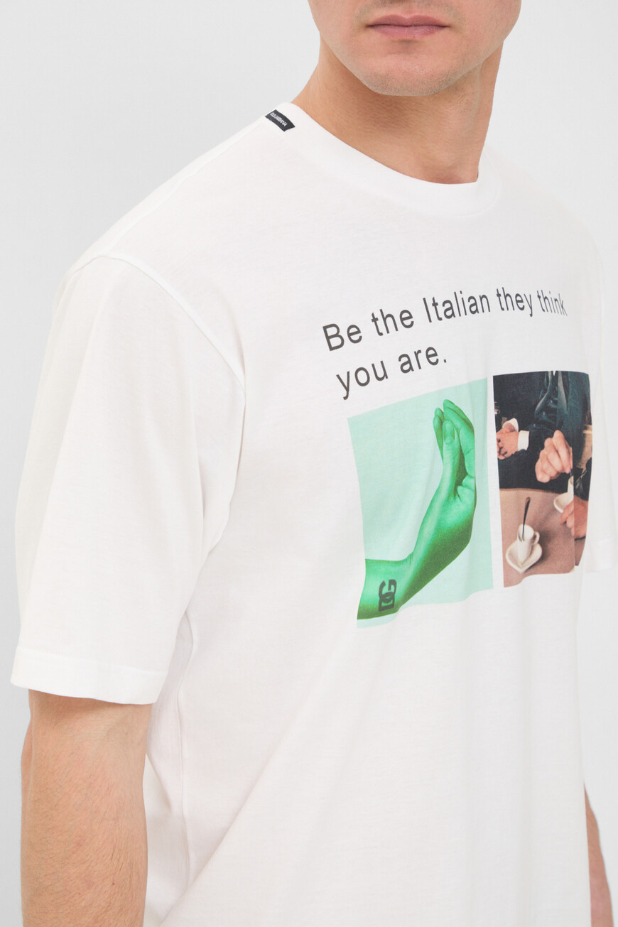 футболка dolce&gabbana модель из коллекции italian holiday G8PN9T G7O4Z W0800 купить с доставкой