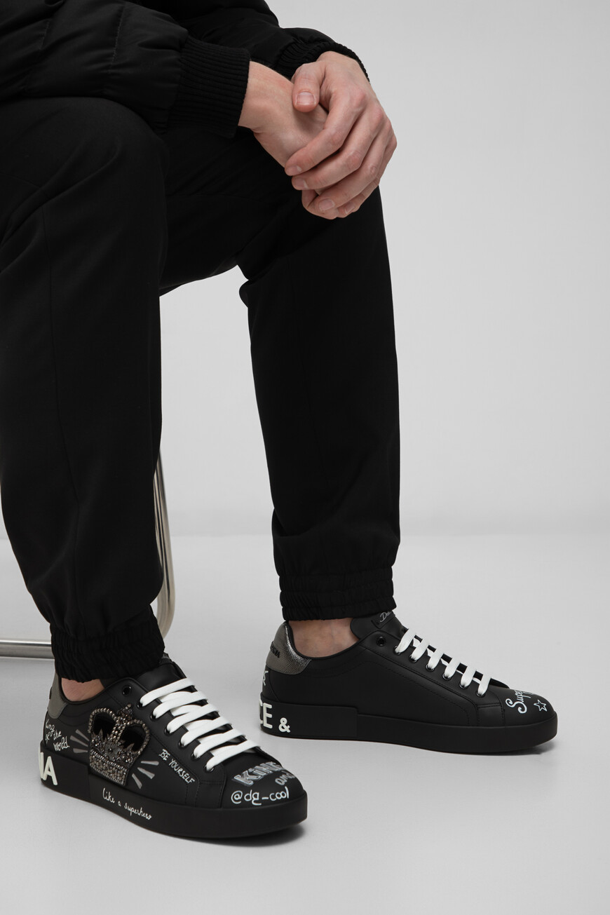 сникеры dolce&gabbana модель portofino CS1760 AZ268 8T724 по акции