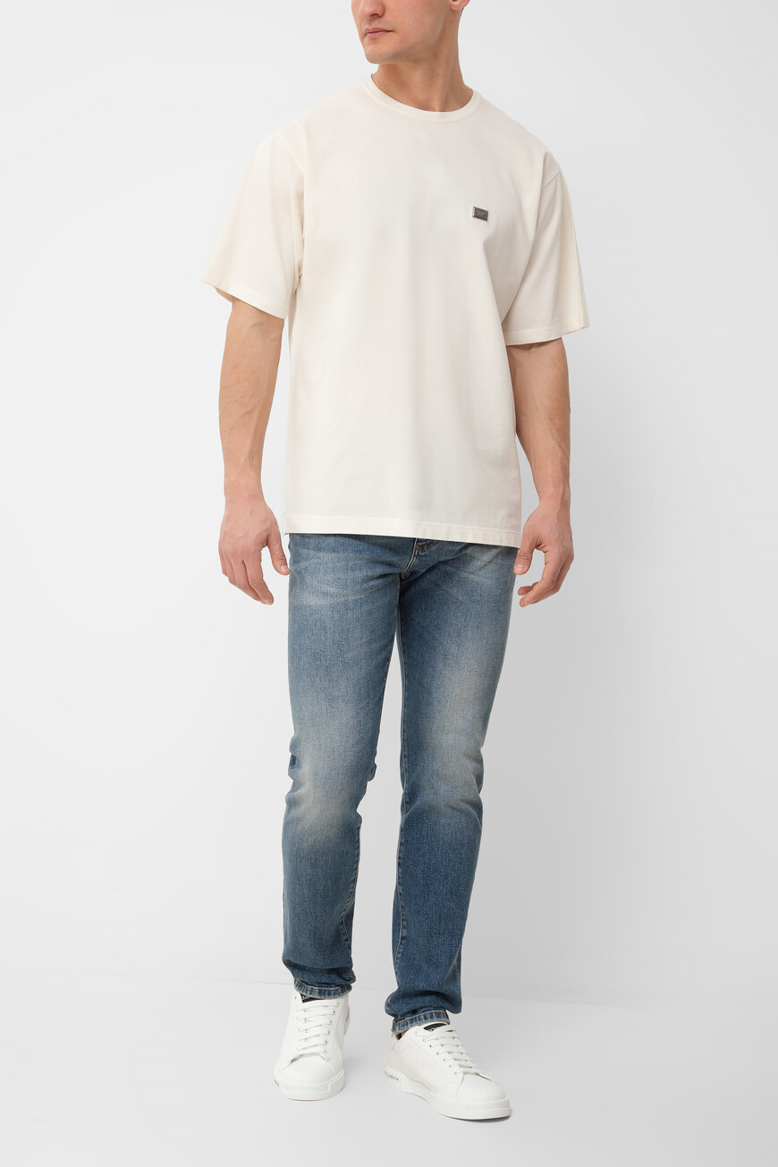 футболка dolce&gabbana модель из коллекции dna G8SE3T FU7EN A4567 по низкой цене