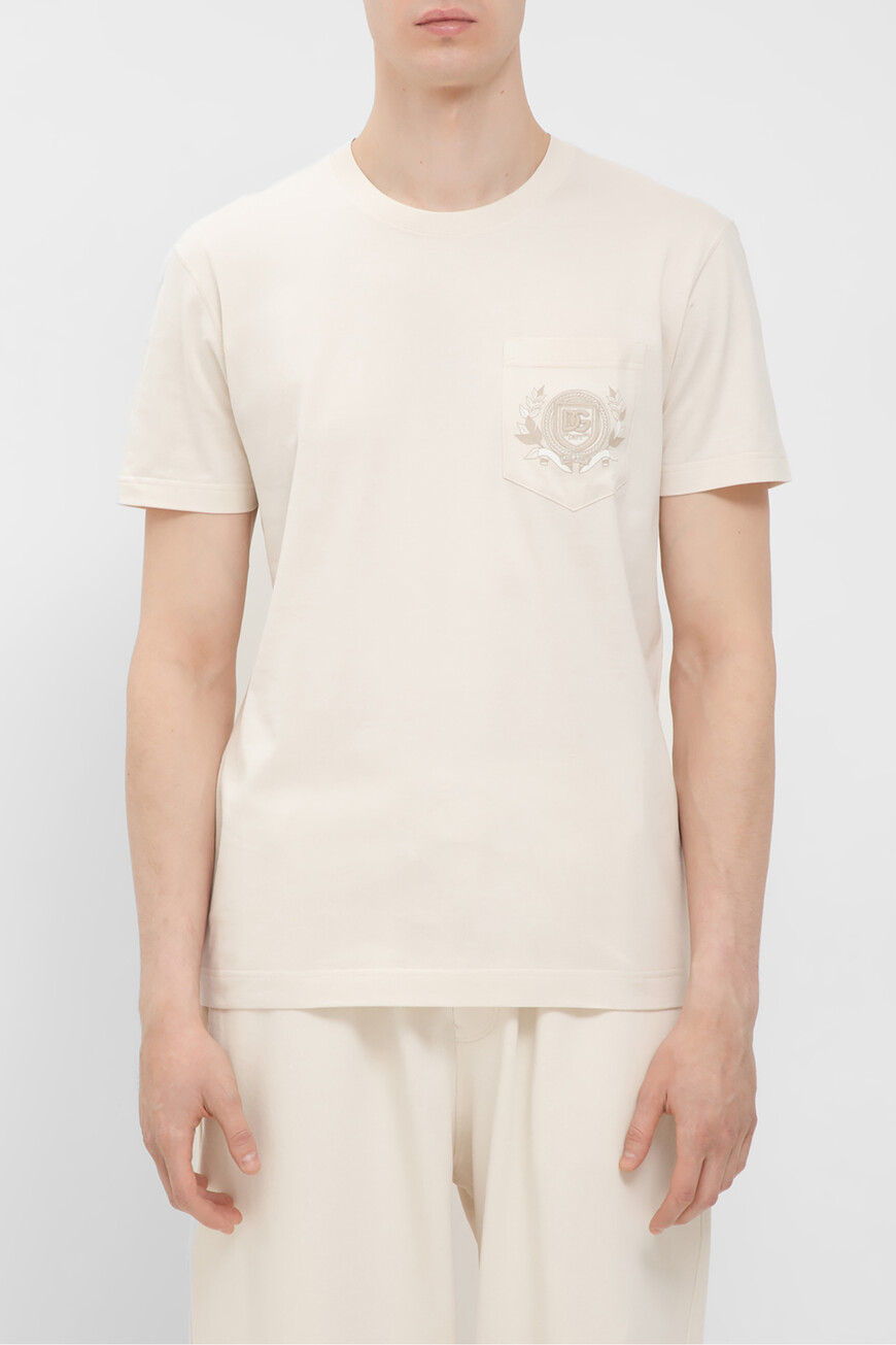 

Футболка Dolce&Gabbana Модель Из Коллекции Dna, Кремовый