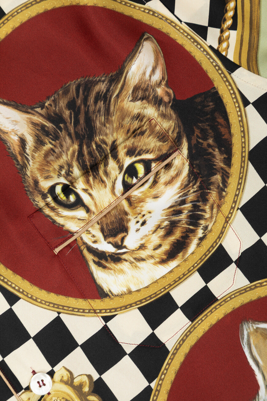 рубашка dolce&gabbana модель из коллекции italian holiday G5LH3T HI1VV HH5ID по распродаже