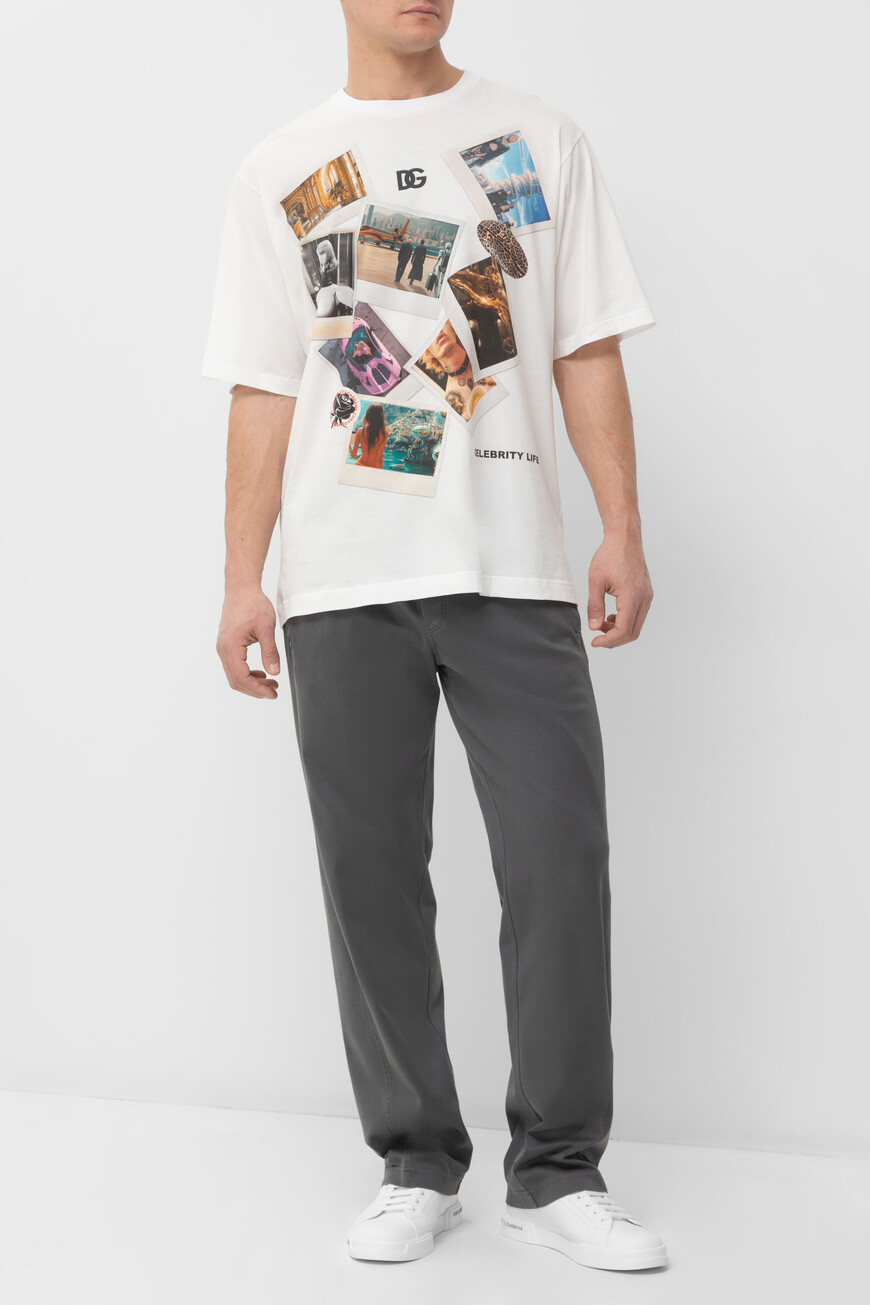 футболка dolce&gabbana модель из коллекции italian holiday G8PN9T G7O4R W0800 по низкой цене