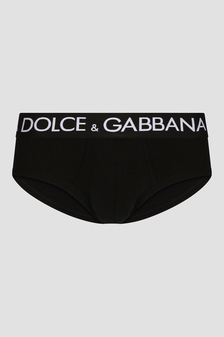 

Брифы (Комплект 2 Шт) Dolce&Gabbana Brando Из Коллекции Roma, Черный
