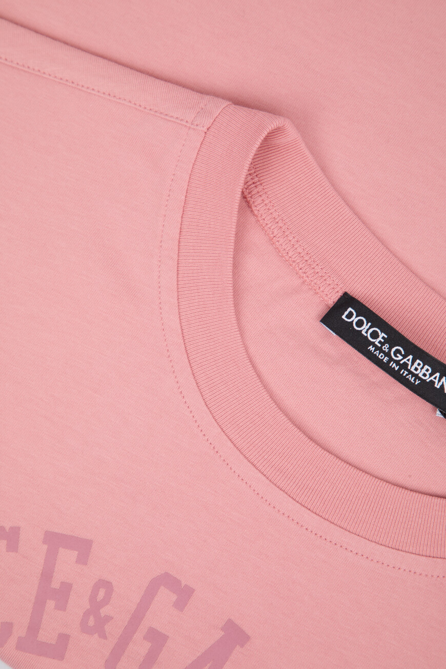 футболка dolce&gabbana модель из новой коллекции dna F8V42Z GDCX2 F2528 со скидкой