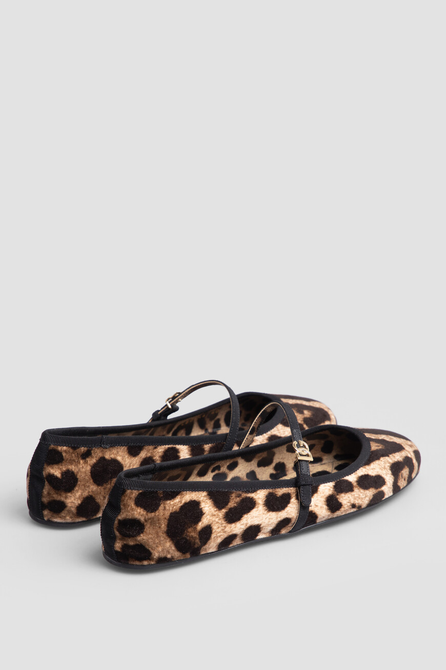 

Балетки Dolce&Gabbana Модель Vally, Анималистичный принт