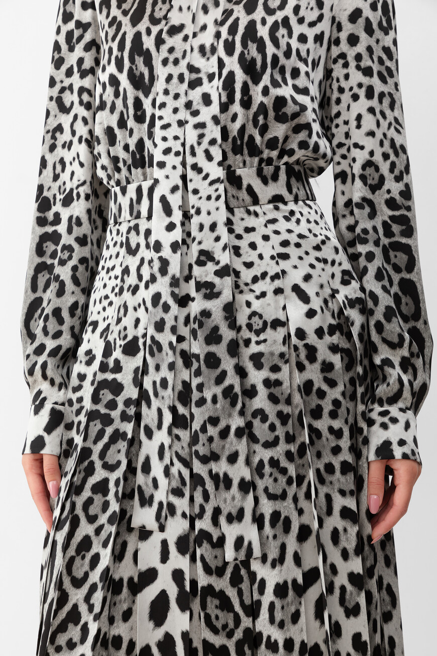 

Платье Dolce&Gabbana Модель Из Коллекции Everyday, Анималистичный принт
