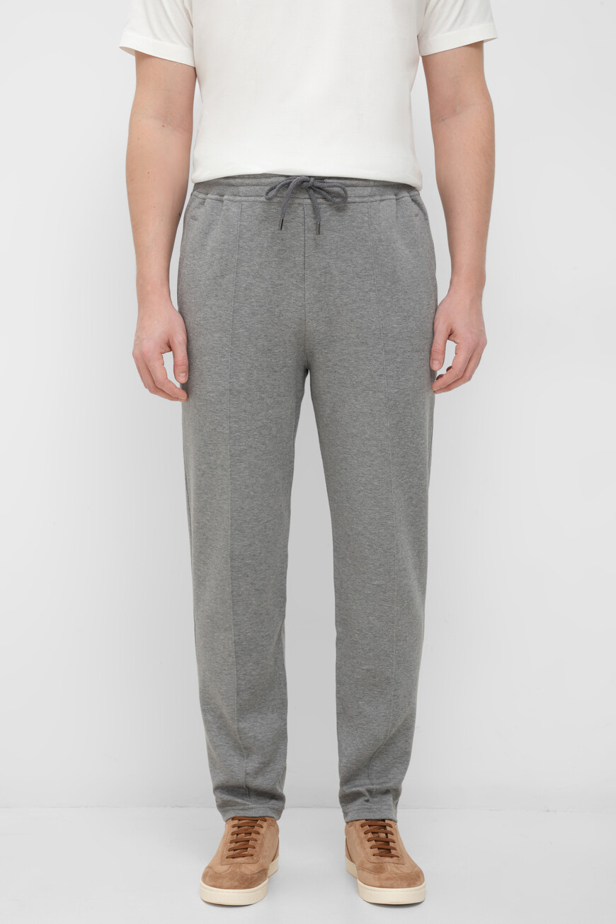 

Брюки Brunello Cucinelli Модель Из Линейки Travelwear, Серый