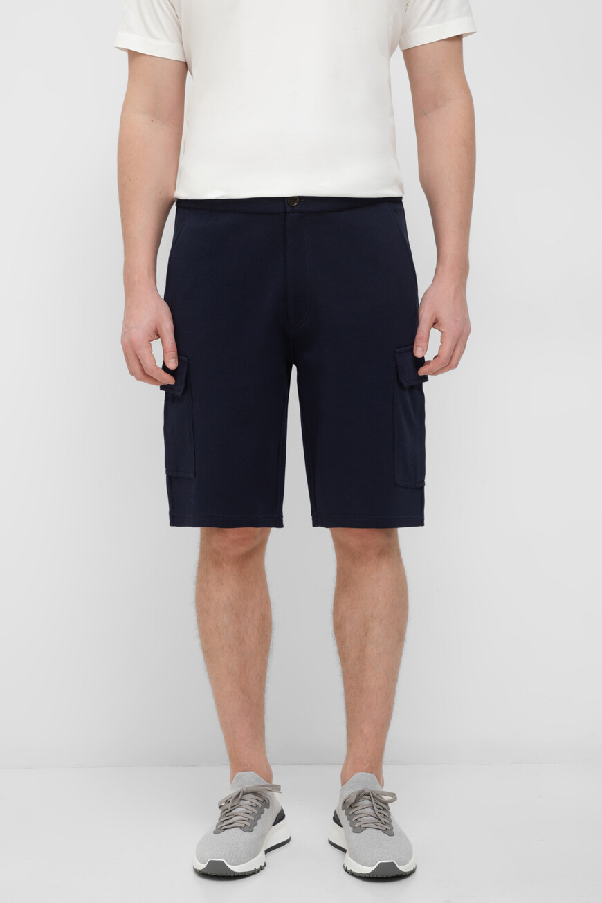

Бермуды Brunello Cucinelli Модель Из Линейки Travelwear, Синий