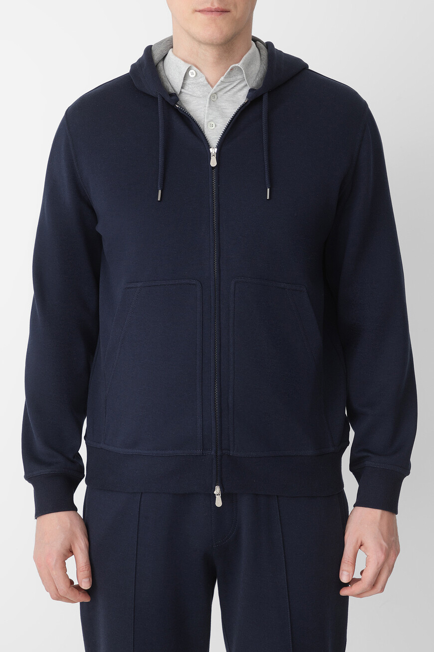 

Толстовка Brunello Cucinelli Модель Из Линейки Travelwear, Серый