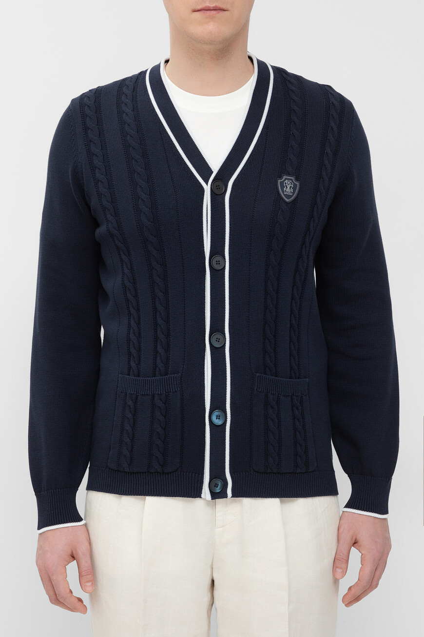 

Кардиган Brunello Cucinelli, Синий