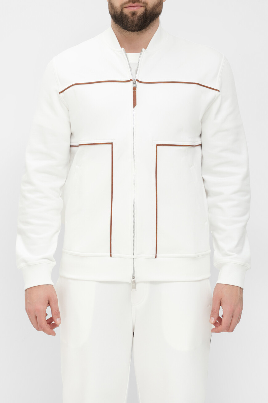 

Толстовка Brunello Cucinelli Модель Из Линейки Travelwear, Белый