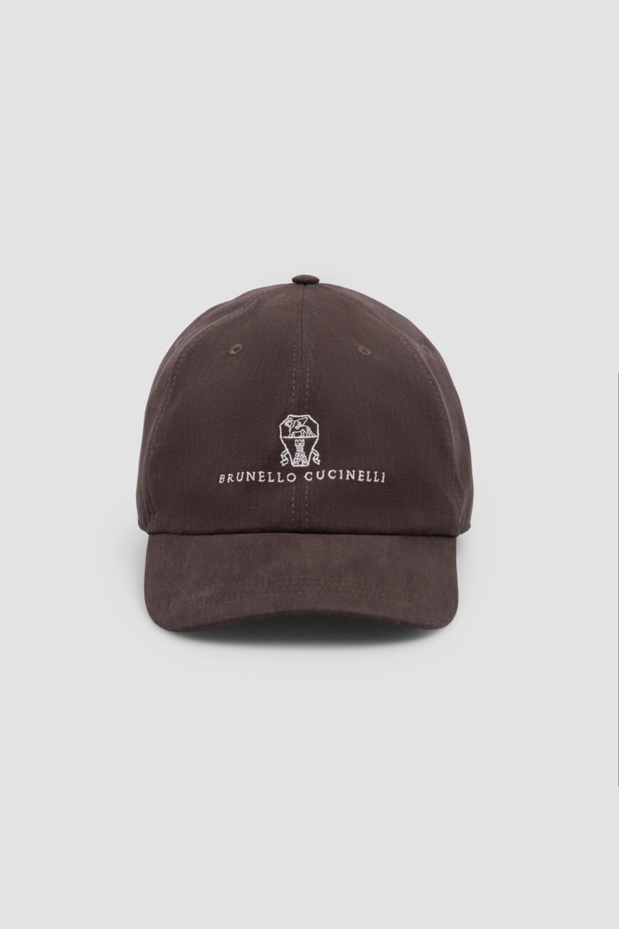 

Бейсболка Brunello Cucinelli, Коричневый