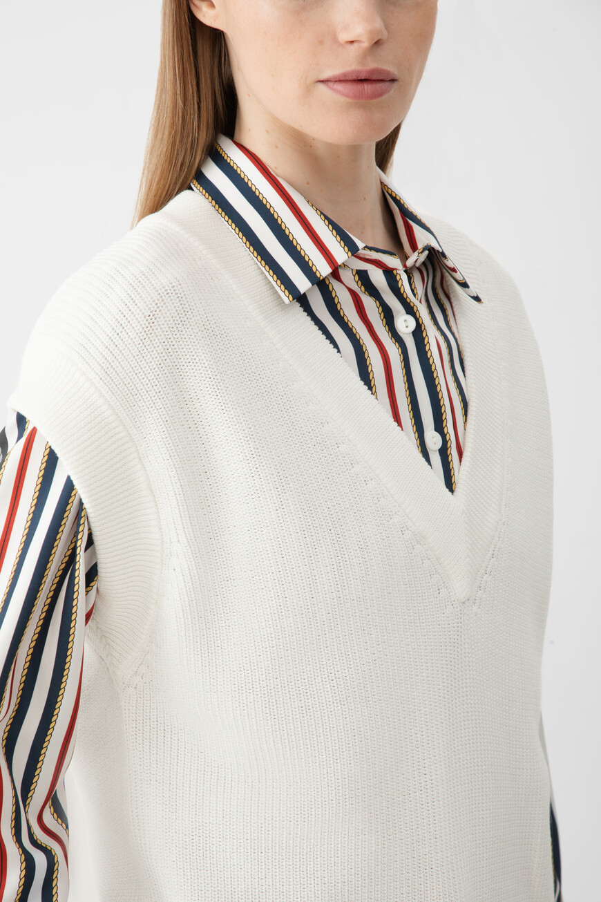 пуловер  модель carmelina 58640 CARMELINA 0202 купить с доставкой