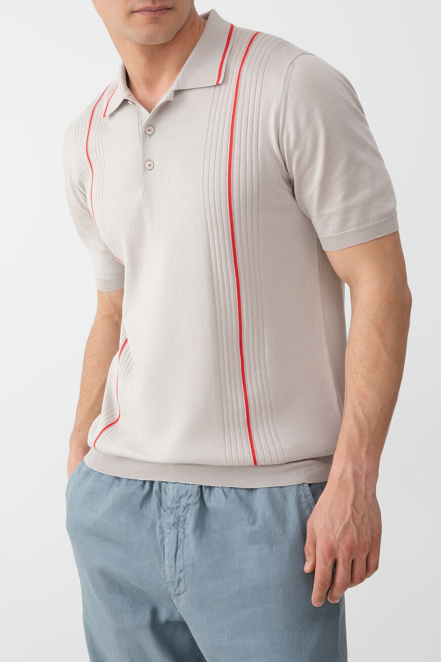 

Поло Kiton, Серый