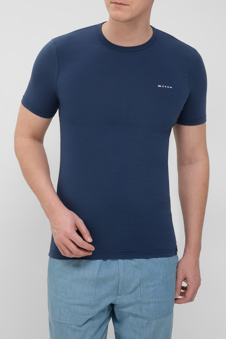 

Футболка Kiton, Синий