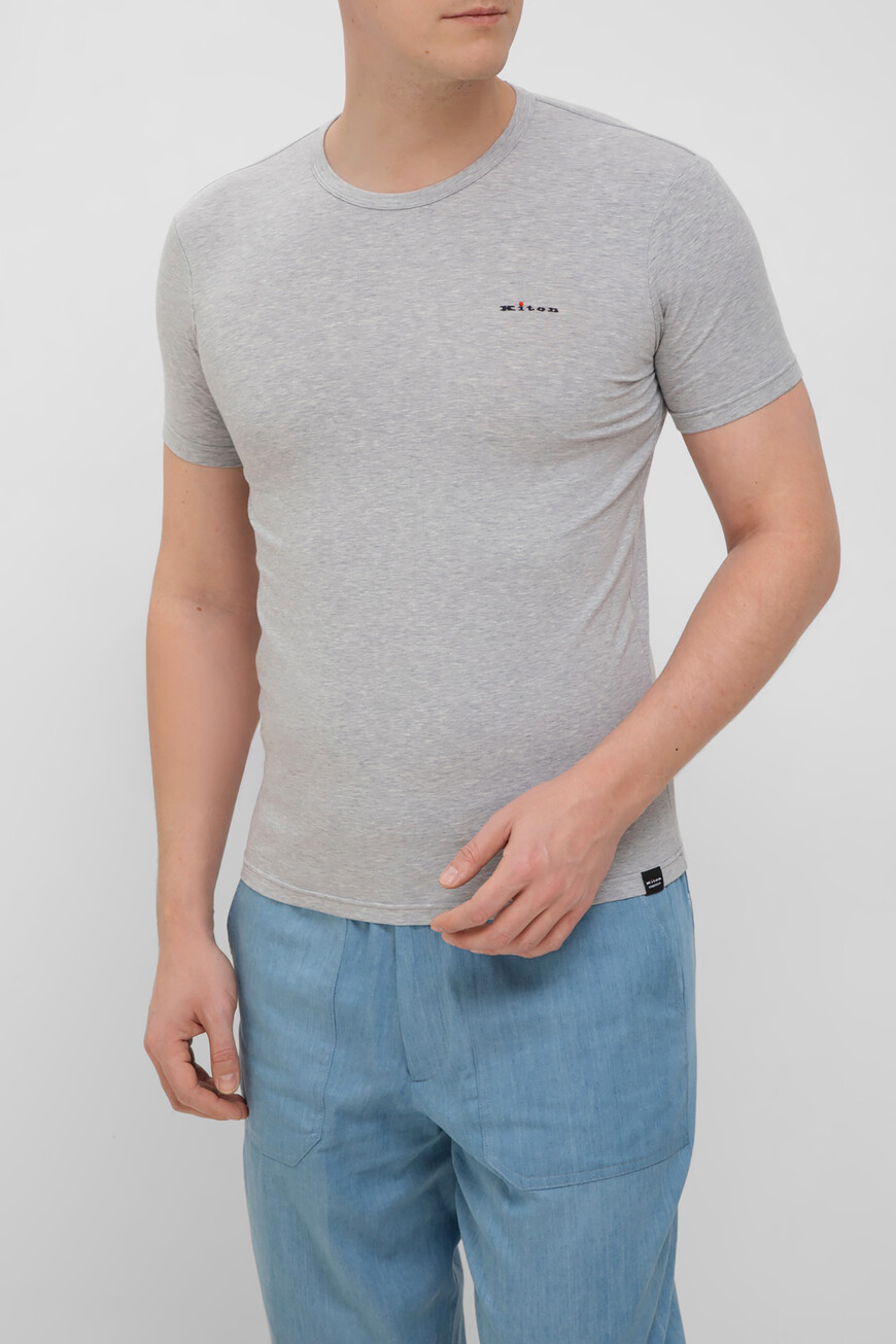 

Футболка Kiton, Серый