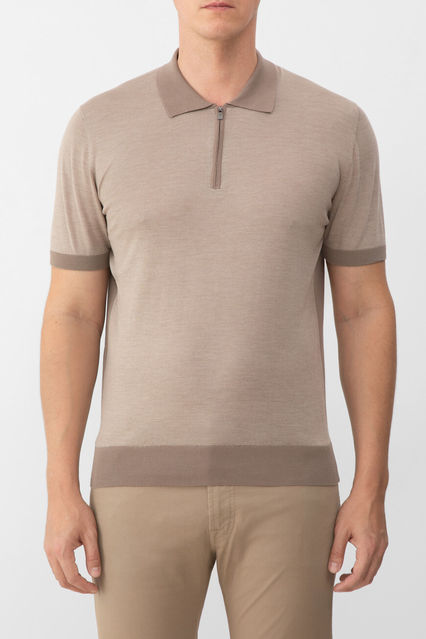 

Поло Corneliani, Коричневый