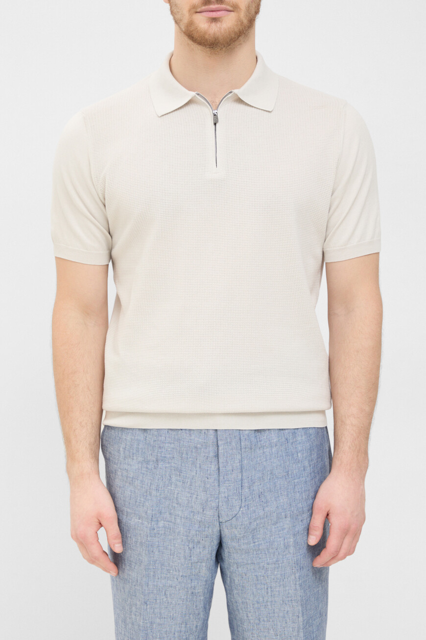 

Поло Corneliani Модель Из Капсульной Коллекции Circle, Белый