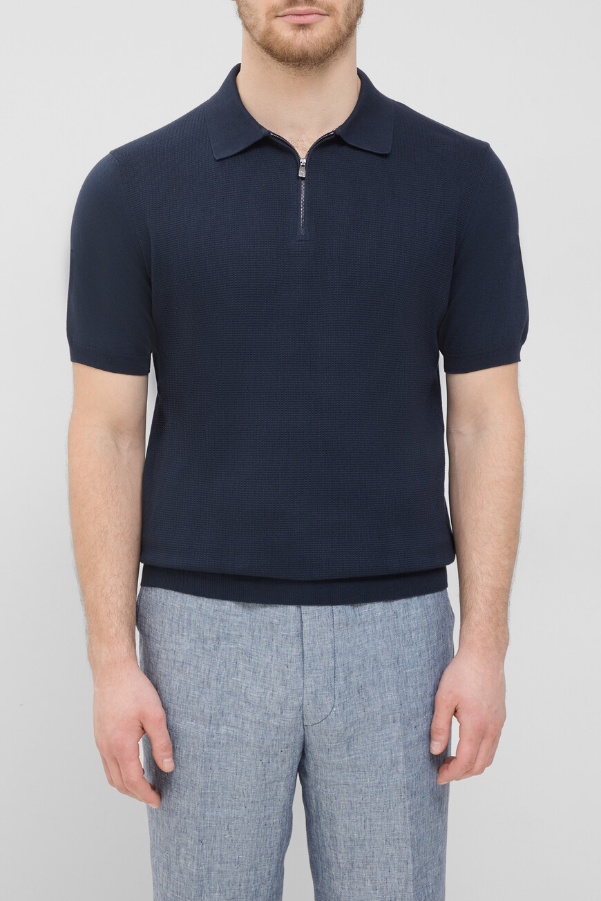

Поло Corneliani Модель Из Капсульной Коллекции Circle, Синий