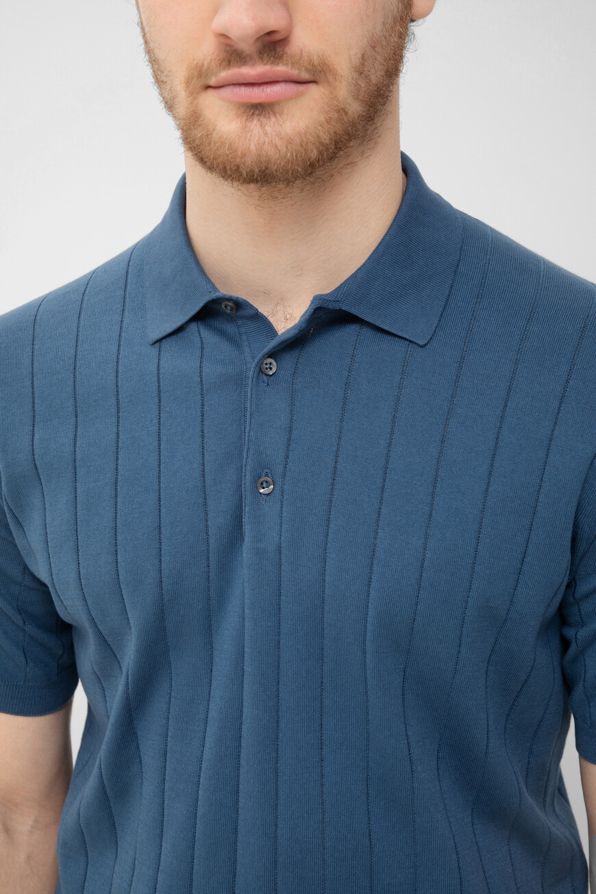 

Поло Corneliani Модель Из Капсульной Коллекции Circle, Синий