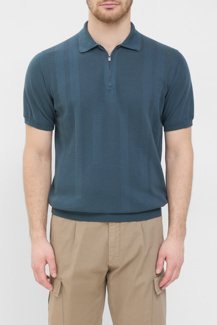 

Поло Corneliani Модель Из Капсульной Коллекции Circle, Синий